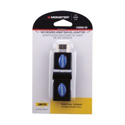 Monster Just Hook It Up Swivel HDMI Adapter 1 pk