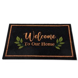 First Concept Home 18 in. W X 30 in. L Multi-Color Coir Door Mat