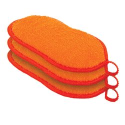 OGGI Non-Scratch Antibacterial Sponge For Kitchen and Bath 7 in. L 3 pk