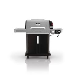 Ninja FlexFlame 3 Burner Liquid Propane Grill and Smoker Black/Silver