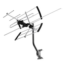 Monster Just Hook It Up Indoor and Outdoor HDTV/UHF/VHF Rooftop/Attic Antenna 1 pk