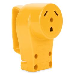 Camco 3 in. 30 amps Female Replacement Receptacle 1 pk