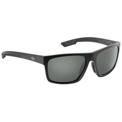 Flying Fisherman Offline Sunglasses Unisex Matte Black Frame Smoke Lens Polarized