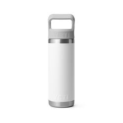 YETI Rambler 18 oz White BPA Free Bottle with Straw Cap