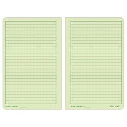 Rite in the Rain 4.62 in. W X 7.25 in. L Side Perfect Bound Green All-Weather Notebook