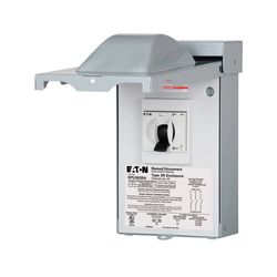 Eaton 60 amps 480 V 0 space 0 circuits Surface Mount Enclosed Safety Switch
