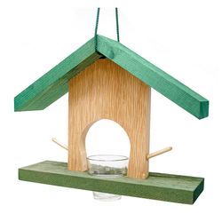 Songbird Essentials Oriole Wood Cedar Hanging Bird Feeder