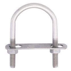 Hampton 5/16 in. X 1-3/4 in. W X 3 in. L Coarse Stainless Steel U-Bolt