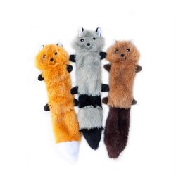 ZippyPaws For Dog Assorted Plush Skinny Peltz Dog Toy Small 1 pk