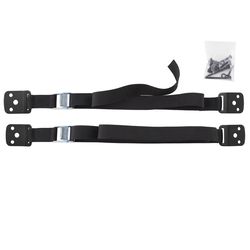 North States Toddleroo Black Metal/Nylon Strap Lock 2 pk