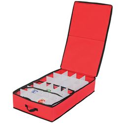 Dyno 35 bin Red Ornament Storage Bag