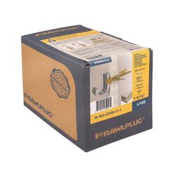 RAWLPLUG 3/8 in. D X 1.5625 in. L Steel Phillips Head Drywall Anchor 100 pc