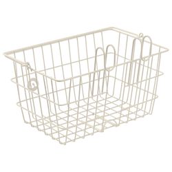 Retrospec Apollo Lite Steel Bike Basket 10 lb Eggshell