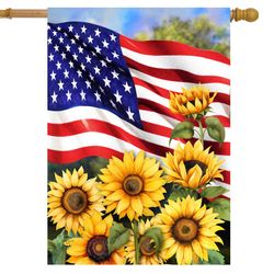 Briarwood Lane House Flag 40 in. H X 28 in. W