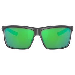 Costa Rinconcito Sunglasses Black Frame Green Lens Polarized Blue Light Blocking