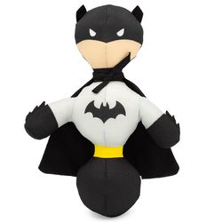 Buckle-Down For Dog Black/White Plush Batman Dog Toy 1 pk
