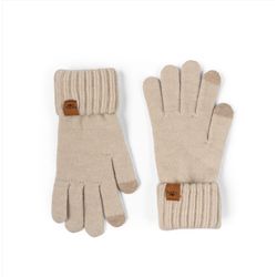 Britts Knits One Size Fits Most Oat Cold Weather Gloves