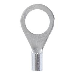 Jandorf 16-14 Ga. Uninsulated Wire Ring Terminal Silver 5 pk