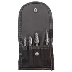 SP Air Arch Pointed Nose Burr Set Steel 4 pc