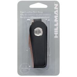 HILLMAN Leather Brown/Silver Belt Hooks/Pocket Chains Belt Hook Keychain