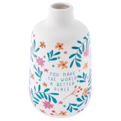 Karma 5 in. H X 2.75 in. L Multicolored Ceramic Bud Vase