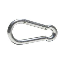 Koch Industries .75 in. D X 4.750 in. L Nickel-Plated Steel Spring Snap 350 lb