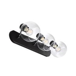 Westinghouse Matte Black 3 lights LED Vanity Light Wall Mount