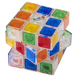 Spin Master Rubik's Crystal Cube Puzzle Multicolored