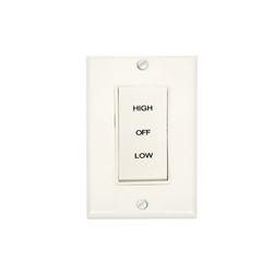 Master Flow Rocker Fan Control Switch White 1 pk