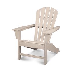 Ivy Terrace Sand HDPE Frame Adirondack Chair