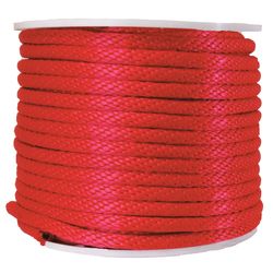 Koch Industries 5/8 in. D X 140 ft. L Red Solid Braided Polypropylene Derby Rope