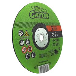 Gator 7 in. D X 5/8 in. X 1/8 in. thick Aluminum Oxide Type 1 Metal Cut-Off Blade 1 pc