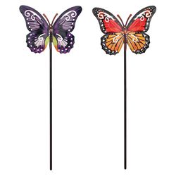 Regal Art & Gift Multicolored Metal 18.25 in. H X 6.75 in. W Planter Stake