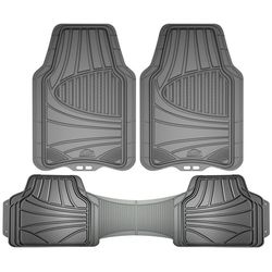 Armor All Gray Rubber Auto Floor Mats 3 pk