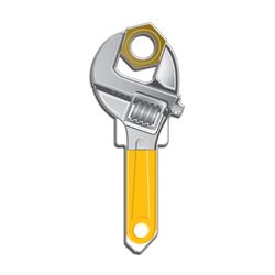 Lucky Line Key Shapes Wrench House Key Blank Single For Schlage Multicolored