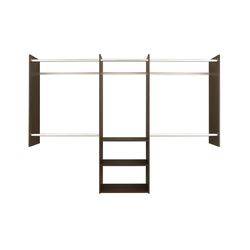 Easy Track 72 in. H X 14 in. W X 96 in. L Wood Deluxe Starter Closet Kit