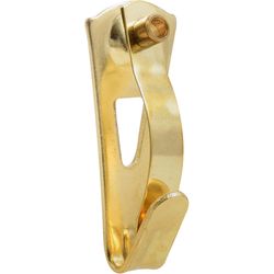 HILLMAN Anchor Wire Brass-Plated Gold Safety Picture Hanger 30 lb 2 pk