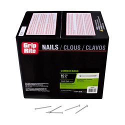 Grip-Rite 6D 2 in. Common Hot-Dipped Galvanized Steel Nail Flat Head 50 lb