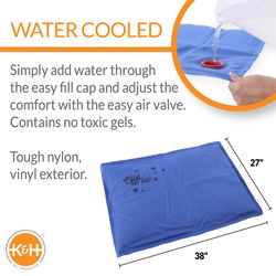 K&H Pet Products Blue Pet Bed 27 in. W X 38 in. L