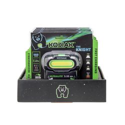 Kodiak 560 lm Black LED Rechargeable COB Head Lamp