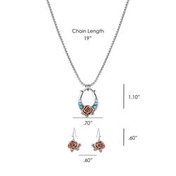 Montana Silversmiths Women's Ride for the Roses Jewelry Sets