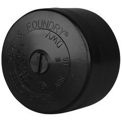 Charlotte Pipe 2 in. Hub X 2 in. D ABS Cap