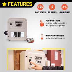 Champion Manual Transfer Switch