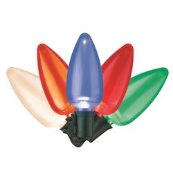 Celebrations Platinum LED C9 Multicolored 25 ct String Christmas Lights 25 ft.