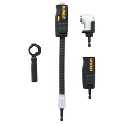 DEWALT ELITE SERIES 12 in. Steel Right Angle Attachment 1/4 in. Hex Shank 3 pc