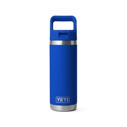 YETI Rambler 18 oz Royal Blue BPA Free Bottle with Straw Cap