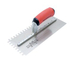 Marshalltown 4-1/2 in. W X 11 in. L Steel Notched Trowel