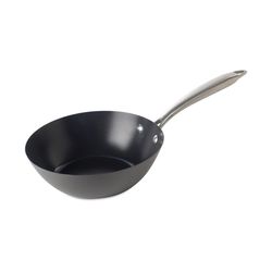 Nordic Ware Aluminized Steel Wok 8 in. Gray