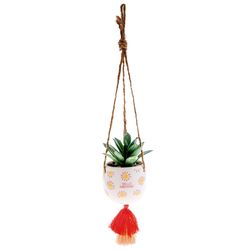 Karma 2 in. H X 2 in. L Multicolored Ceramic Hanging Succulent Pot