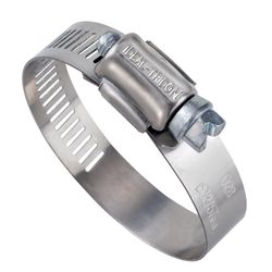 Ideal Tridon 13/16 in to 1-3/4 in. SAE 20 Silver Hose Clamp Stainless Steel Band